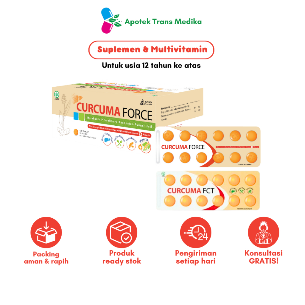 Curcuma FCT/ Curcuma Force Untuk Meningkatkan Nafsu Makan
