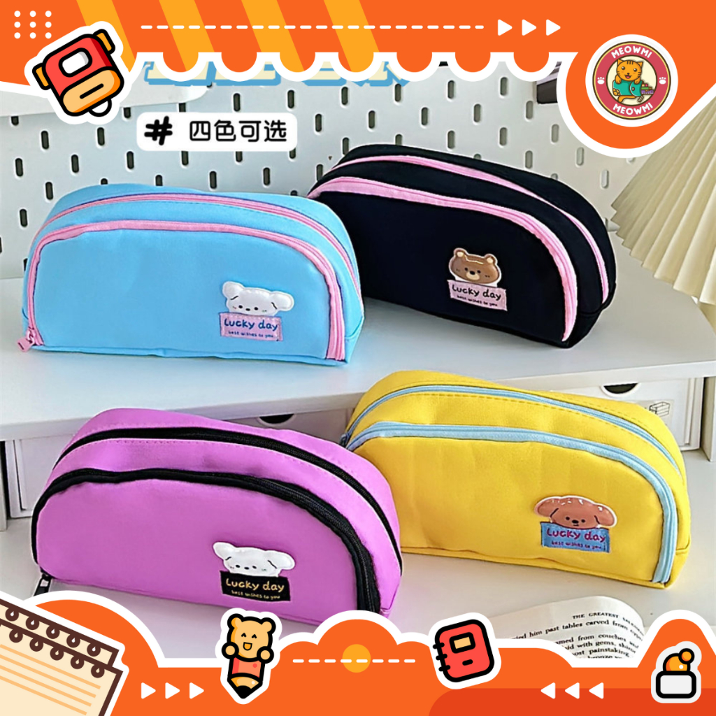 

Tempat Pensil Jumbo Cute Multi Kompartemen Lucky Day PC0211