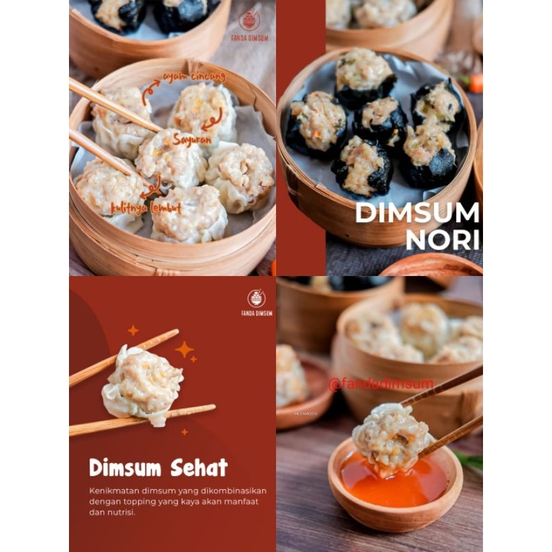 

FANDA DIMSUM ISI 10 DIMSUM AYAM FREE SAOS