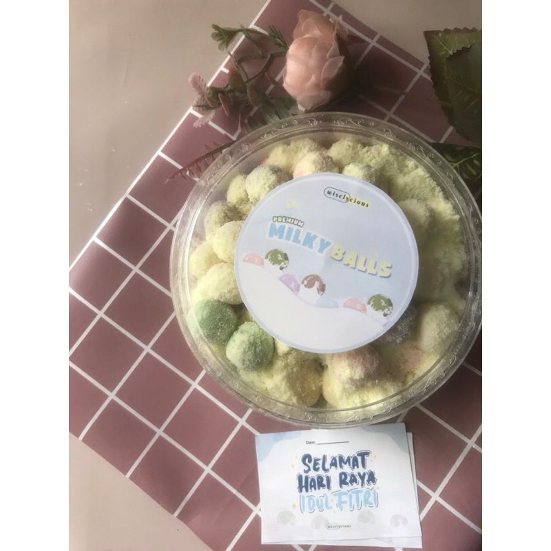 

Wiselycious Milky Balls Cemilan Bola Susu 500gram