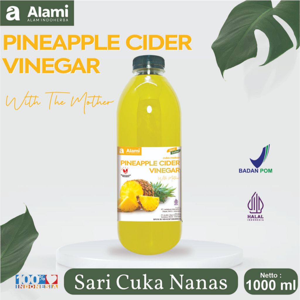 

ALAMI CUKA NANAS 1000 ML 100% ORIGINAL