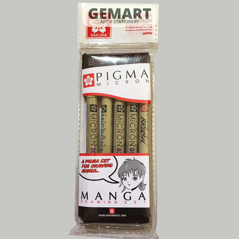 

Pigma Micron Manga Drawing Set