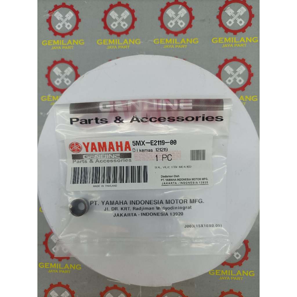 5MX-E2119-00 Seal sil klep Yamaha Mio Sporty Soul ori 5MX