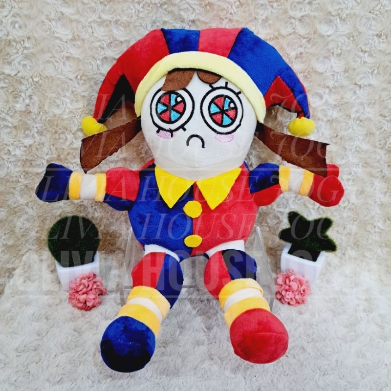 Boneka Pomni The Amazing Digital Circus No Tag L Boneka Pomni L