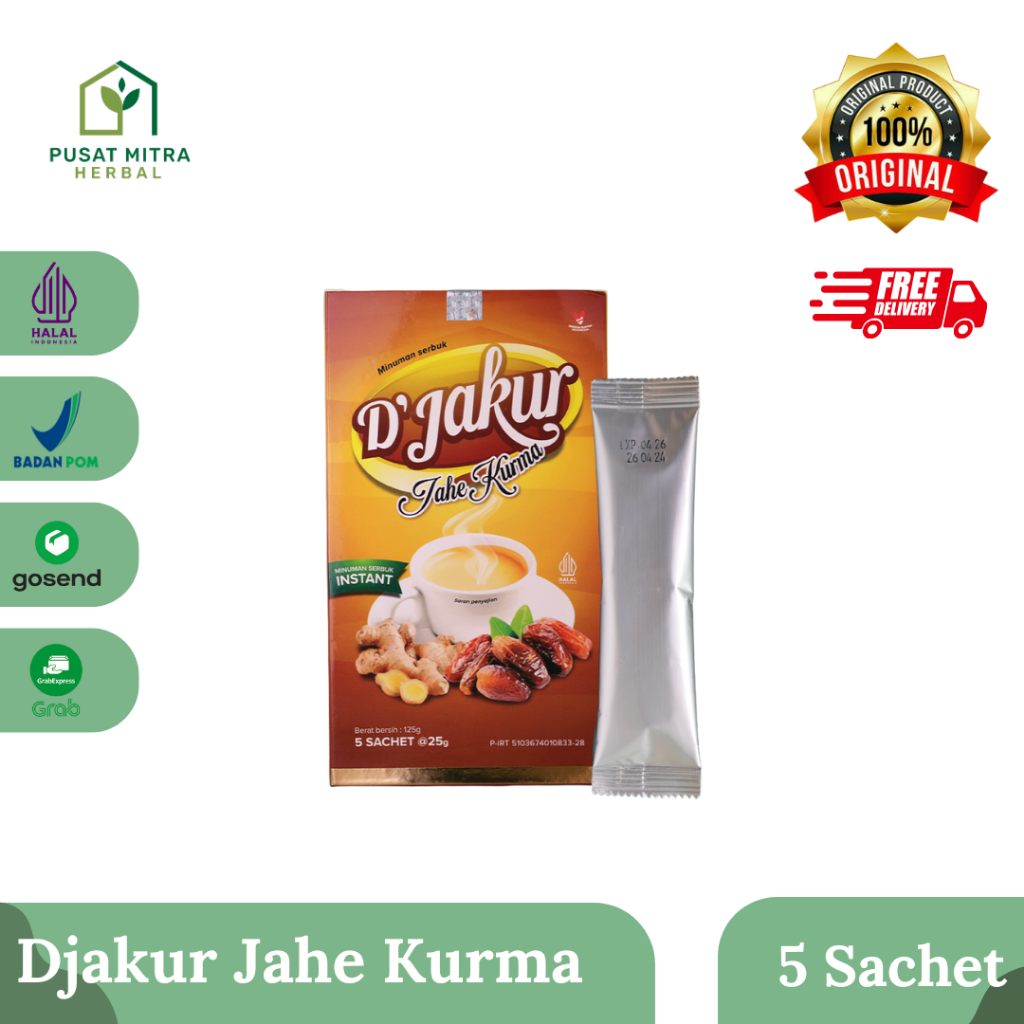 

D'Jakur Jahe Kurma Isi 5 Sachet