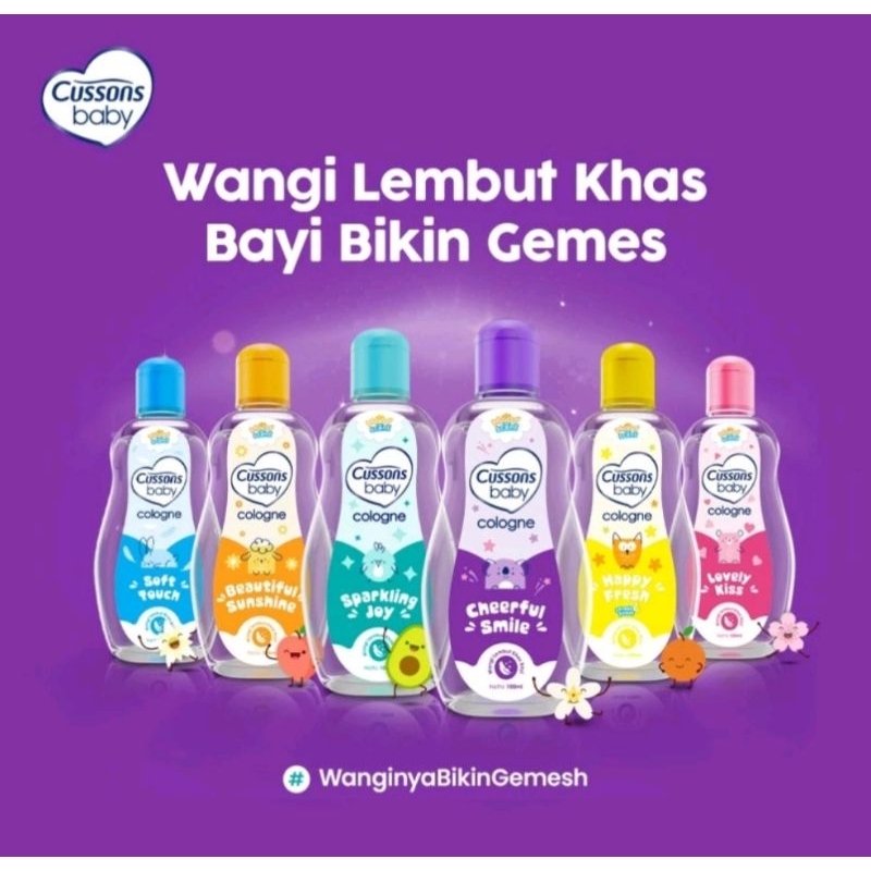Cussons Baby Cologne Netto 100 ml - Parfume Bayi