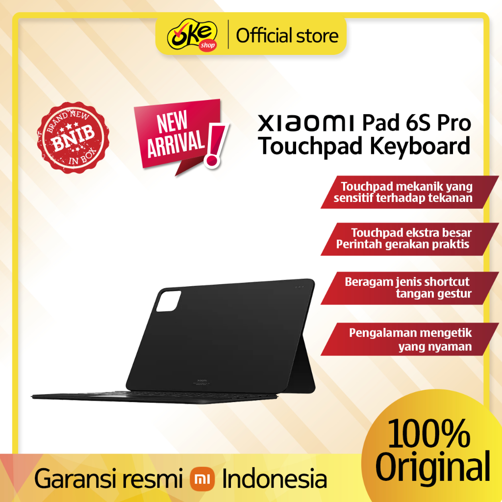 Xiaomi Pad 6S Pro Keyboard Touch Pad