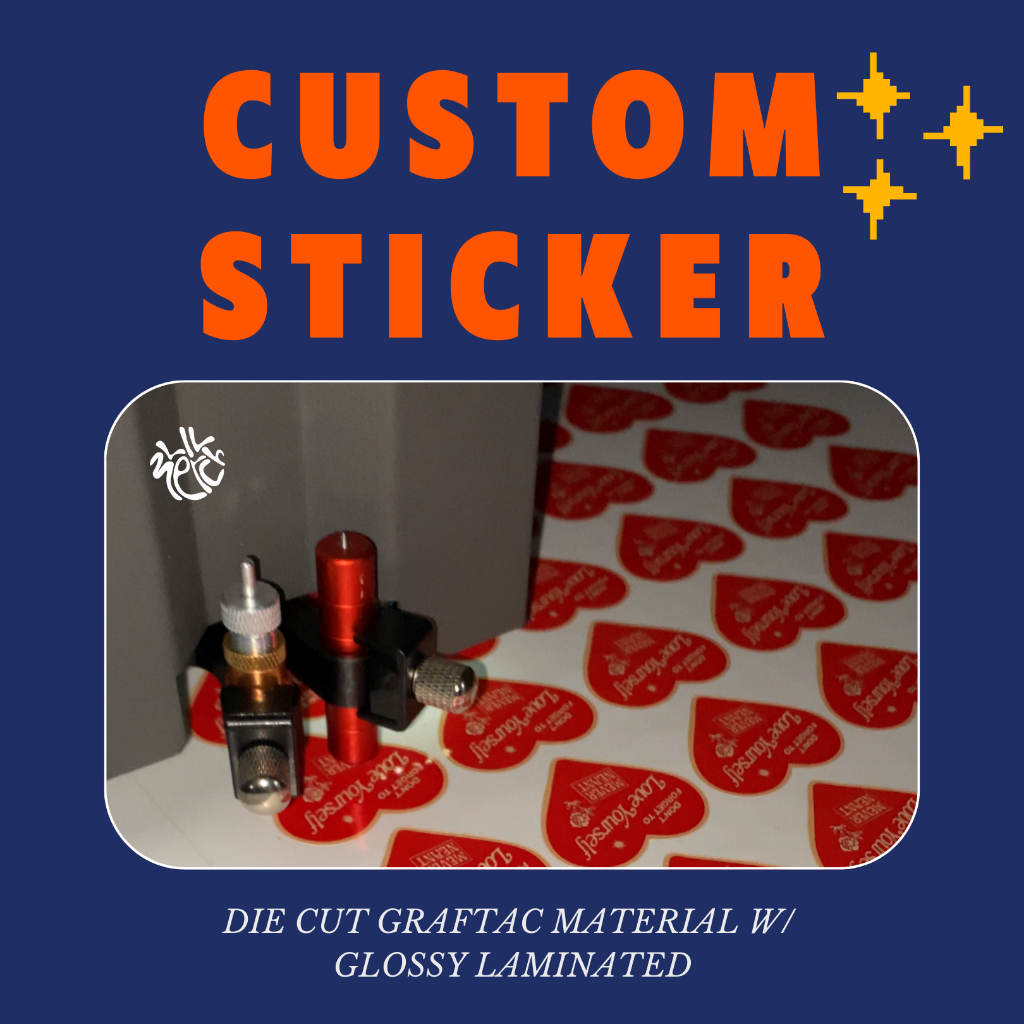 

sticker custom / custom sticker tanpa minimal order