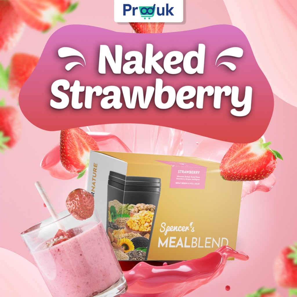 

PRODUK Spencers MEALBLEND NAKED STRAWBERRY / Spencers MEALBLEND / Meal Replacement