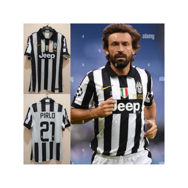 Jersey Juventus home 2014 2015 match issue pirlo