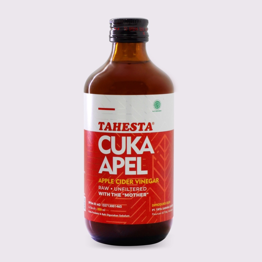 

Cuka Apel Tahesta 320 ml Original / Suplemen Mencegah Kulit Berjerawat