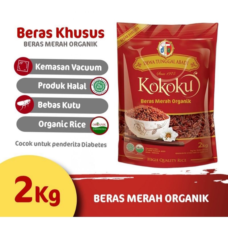 

Pak Tani - Beras Merah Organik 2Kg