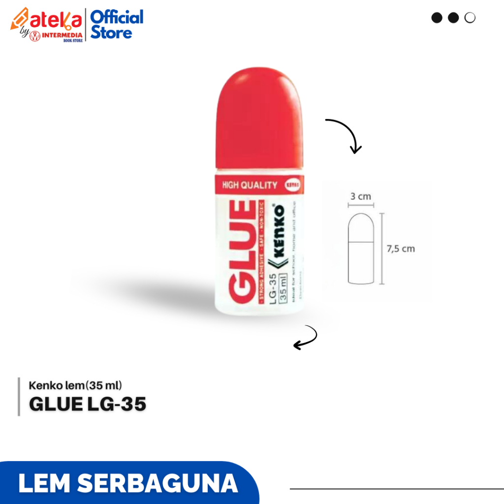 

Liquid Glue KENKO LG 35 ml 35ml Lem kertas Lem cair - 1 PCS