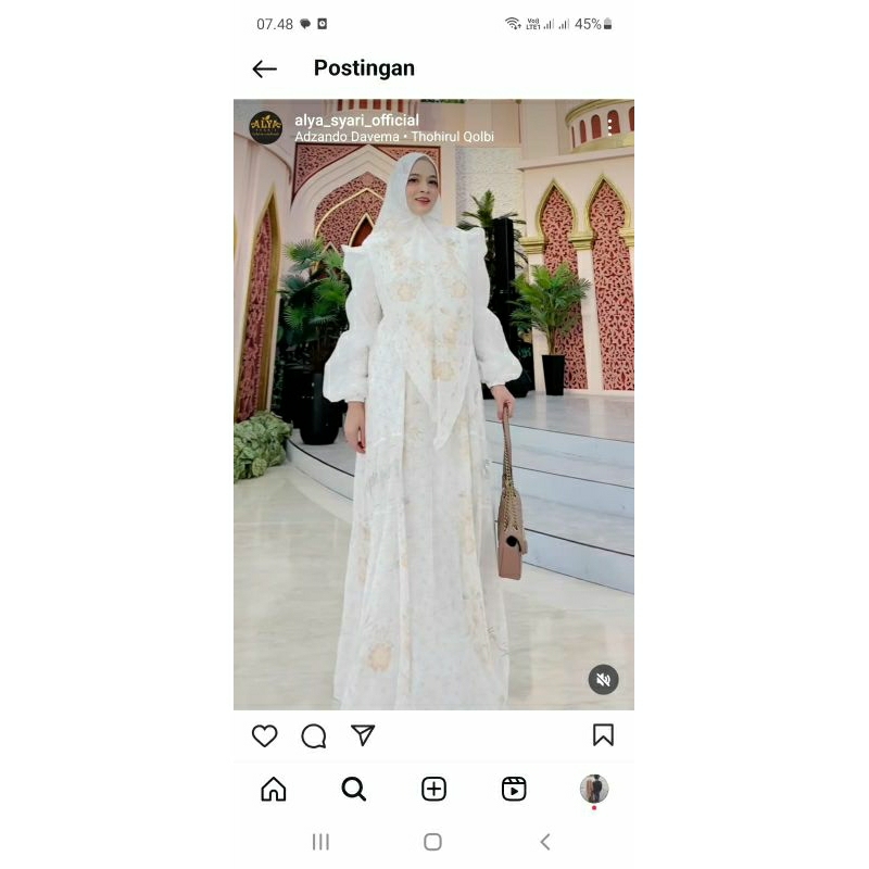 gamis alya syari seri arumi series