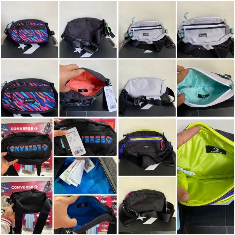 Tas Selempang Sling Waist Bag Converse Original Unisex