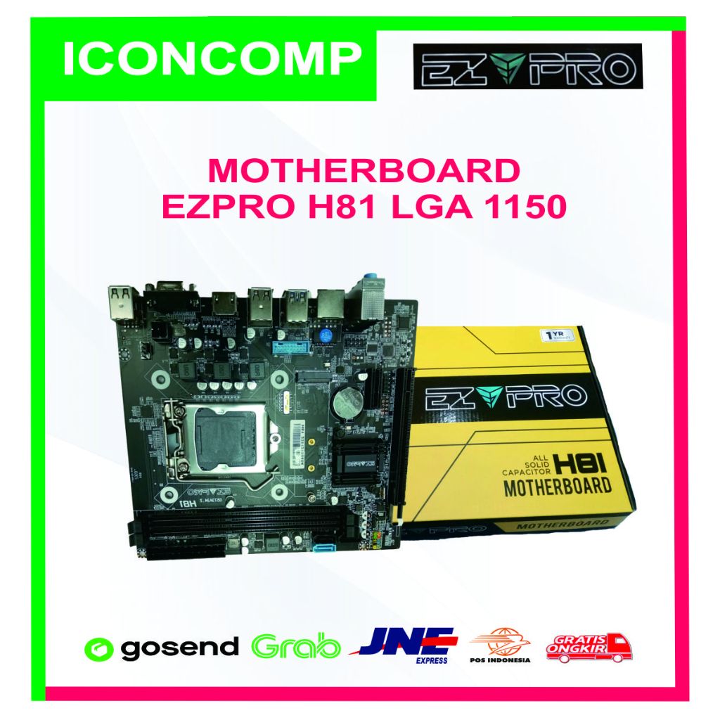 MOTHERBOARD EZPRO H81 LGA 1150