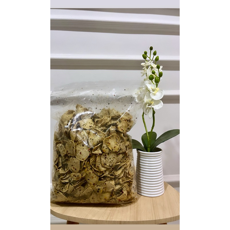 

Kripik basreng pedas (1kg)