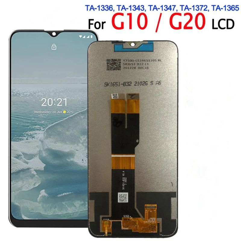 LCD FULLSET NOKIA G10 MEETOO BLACK ( G20 )