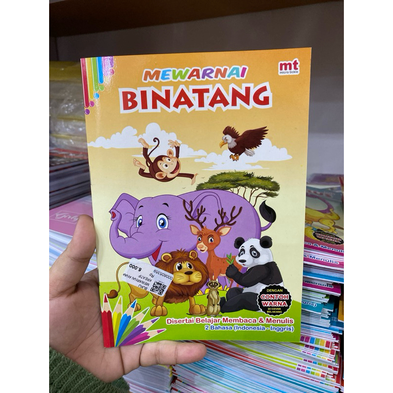 

buku mewarnai kreatif anak