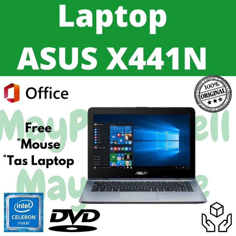 Laptop Asus X441N Windows 10 Second Bekas