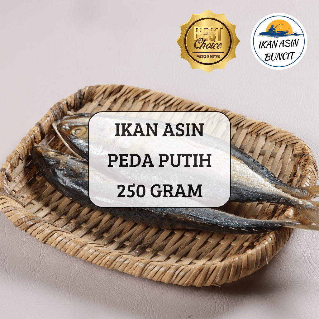 

IKAN ASIN PEDA PUTIH 250 GRAM