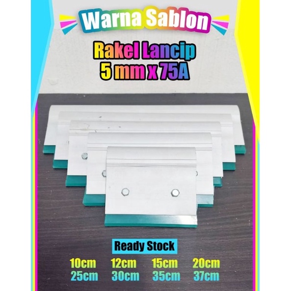 

KODE J12A Rakel sablon minyak Lancip dan papak 5mm x 75A 1cm 12cm 15cm 2cm gagang allumunium