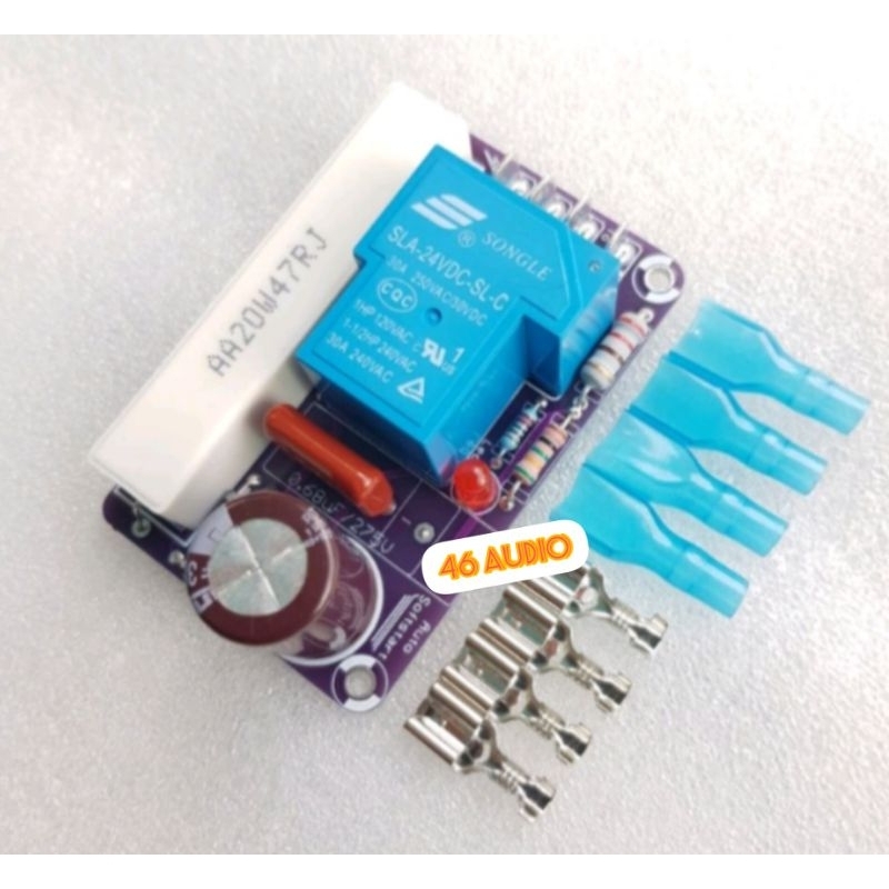 Kit sofstart untuk power amplifier komponen original berkualitas anti jegleg