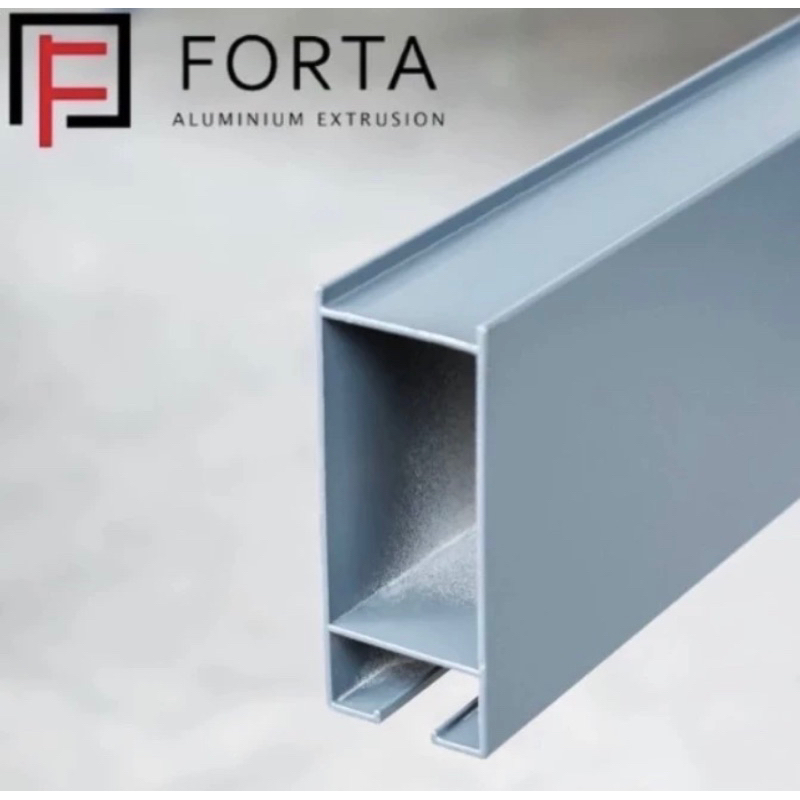 Aluminium Forta Folding Door 5705 Tiang Polos Panjang 5m Aluminium Batangan