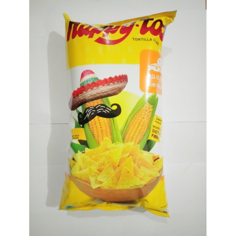 

keripik jagung happy tos rasa keju nacho