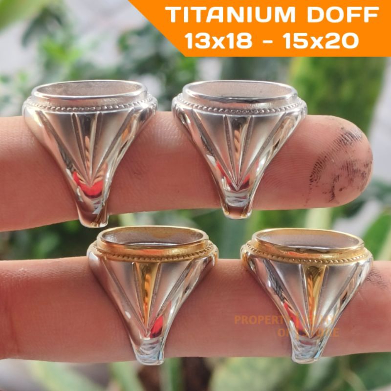 Ring Cincin Titanium Doff Super 13x18, 15x20