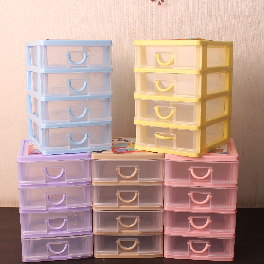 Tidak Diragukan Laci Mini Viola  Container Mini Kenzo Susun 4