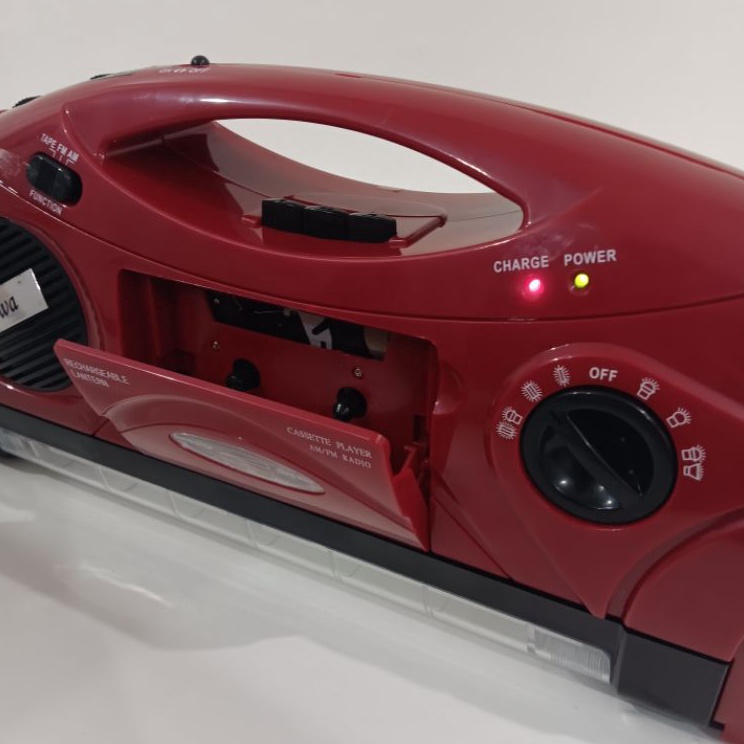 Harga Murah Radio senter 2 in 1  Radio clock  sovenir jam  Alarm senter  emergency lamp  lampu emerg