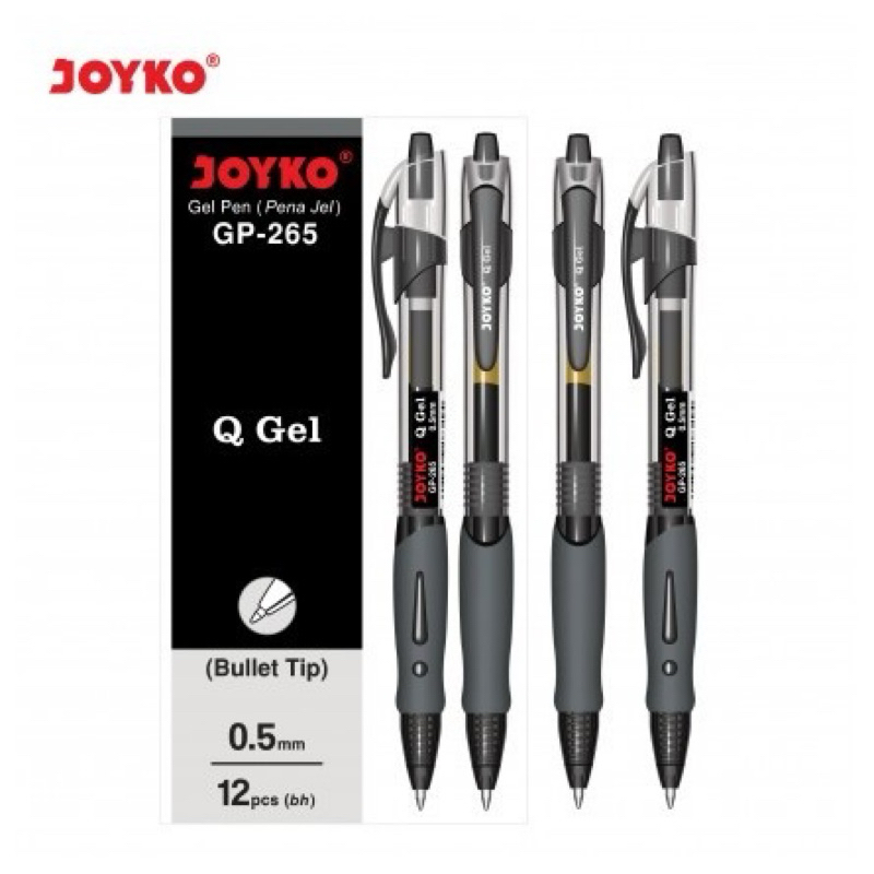 

[12PCS] JOYKO GEL PEN | PULPEN PENA JOYKO GP-265 Q GEL 0.5mm