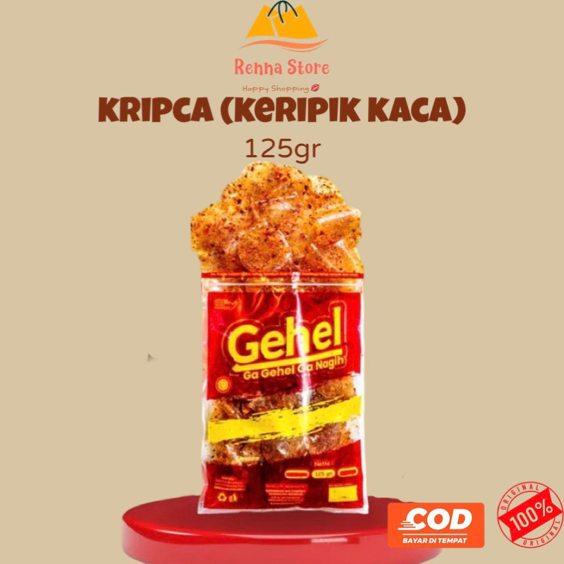 

GEHEL Keripik Kaca KRIPCA Pedas Jeruk 125gr - Makanan Ringan