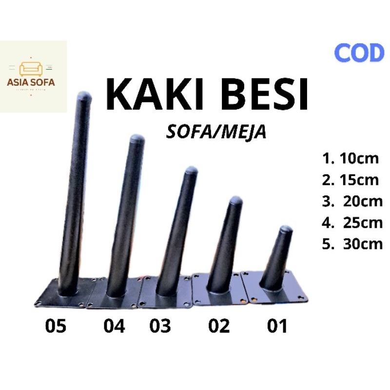 KAKI BESI SOFA - KAKI MEJA INFORMA