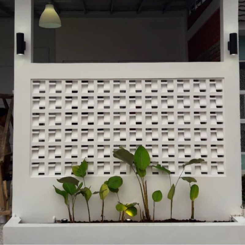 roster beton dua sisi, loster dua sisi, loster minimalis, lubang angin roster, ventilasi udara rumah