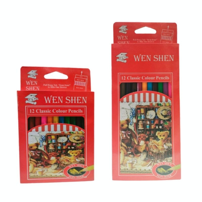 

Pensil Warna Kayu Wen Shen Isi 12 Pcs