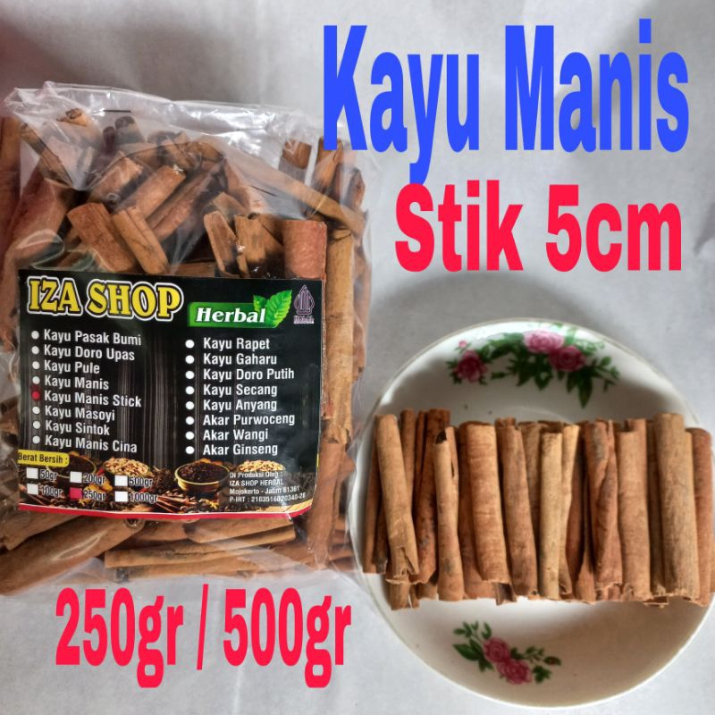 

Kayu Manis Stik 5cm/500gr