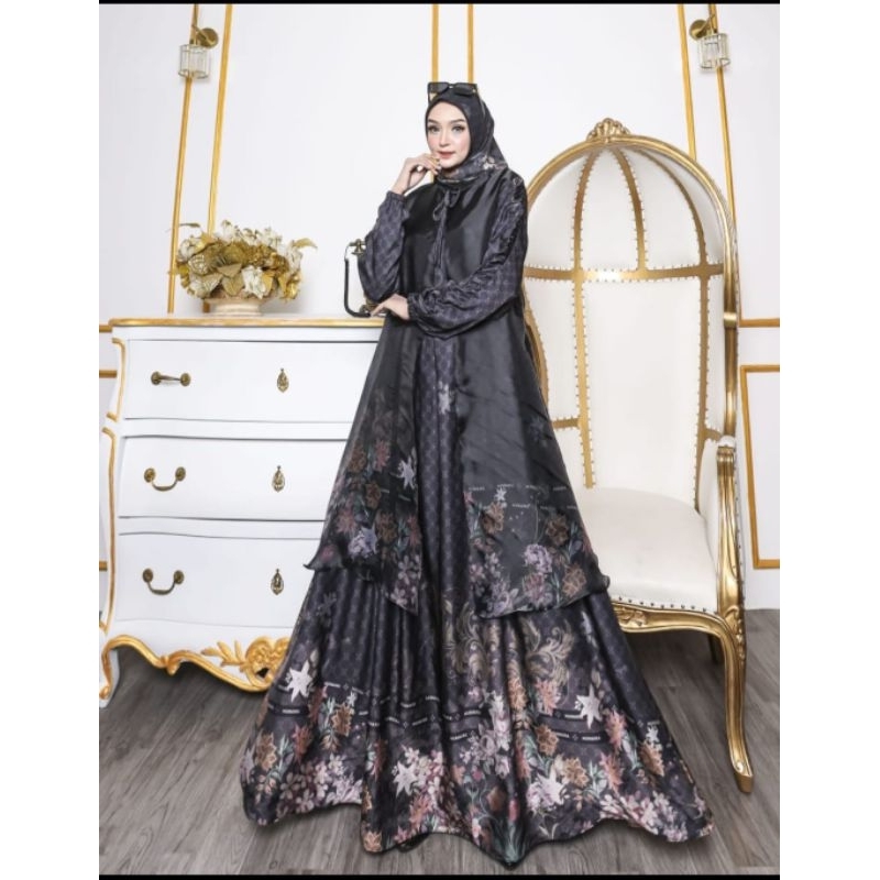 GAMIS RIZKIYA SERIES | Humaira syar'i| gamis ori