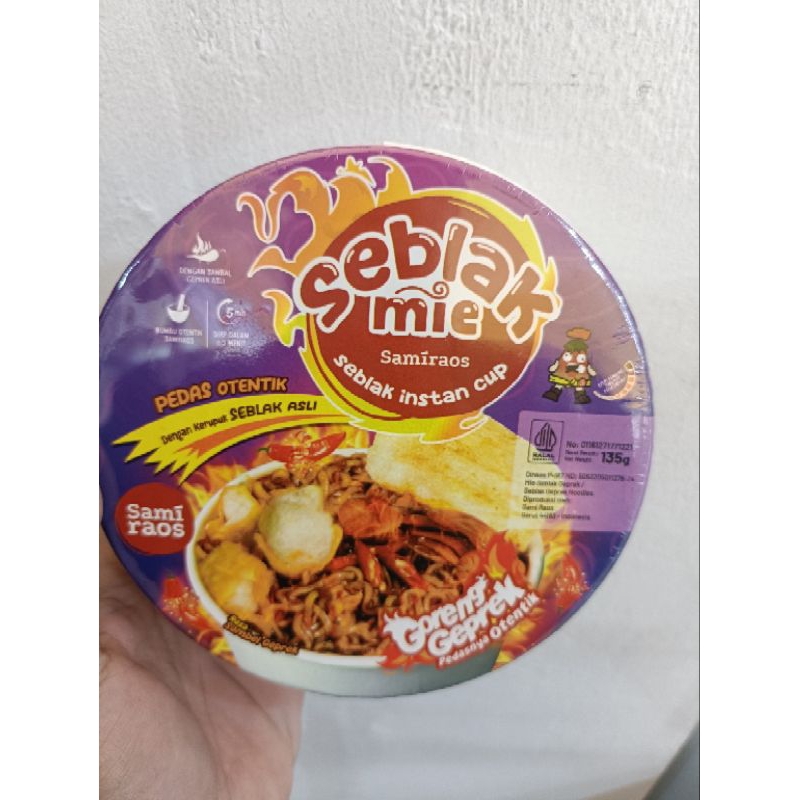 

Seblak Instant Mie Sami Raos Goreng Geprek Oleh Oleh Khas Bogor
