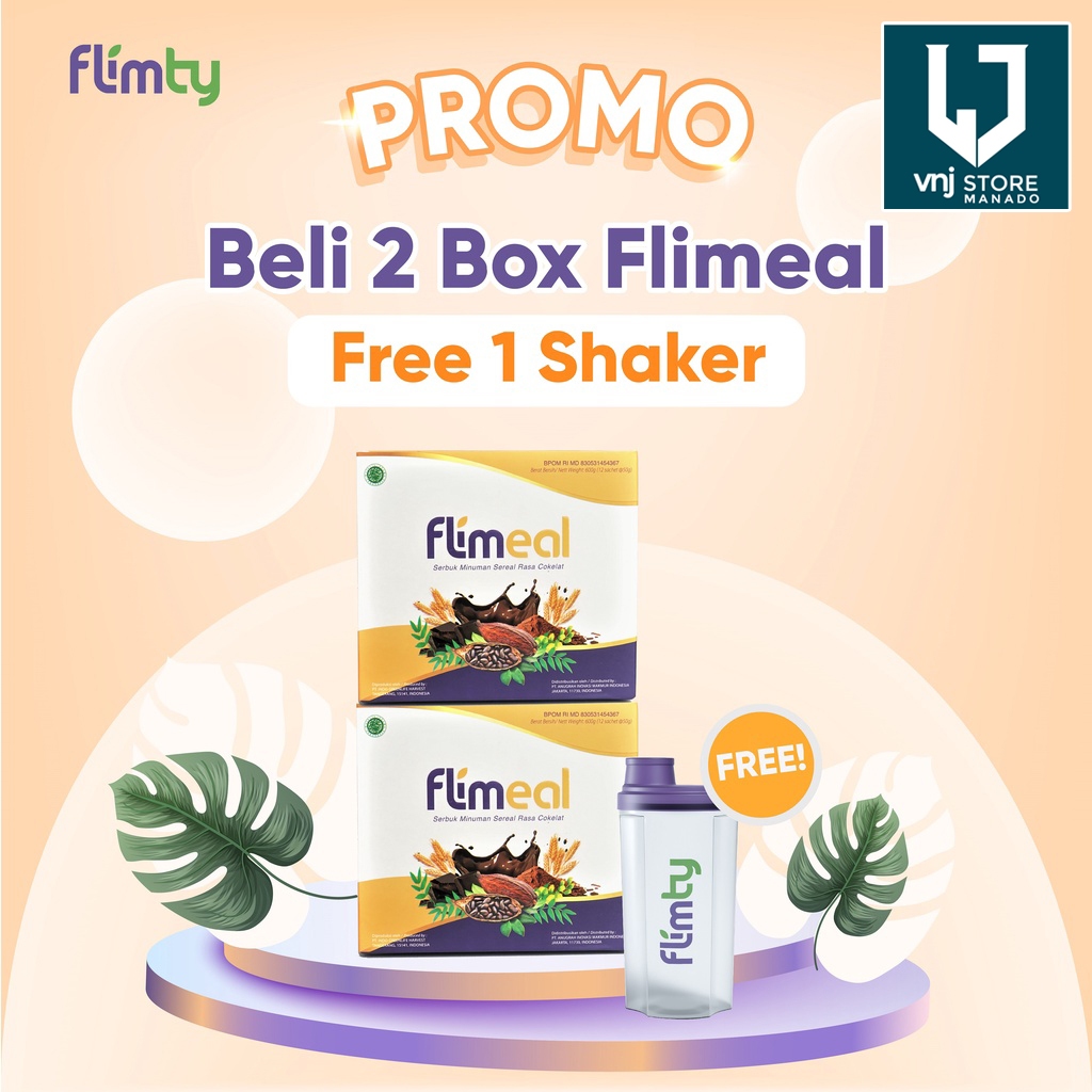 

Flimeal Manado - 2 Box (24 Sachet) + GRATIS Shaker - Agen Resmi