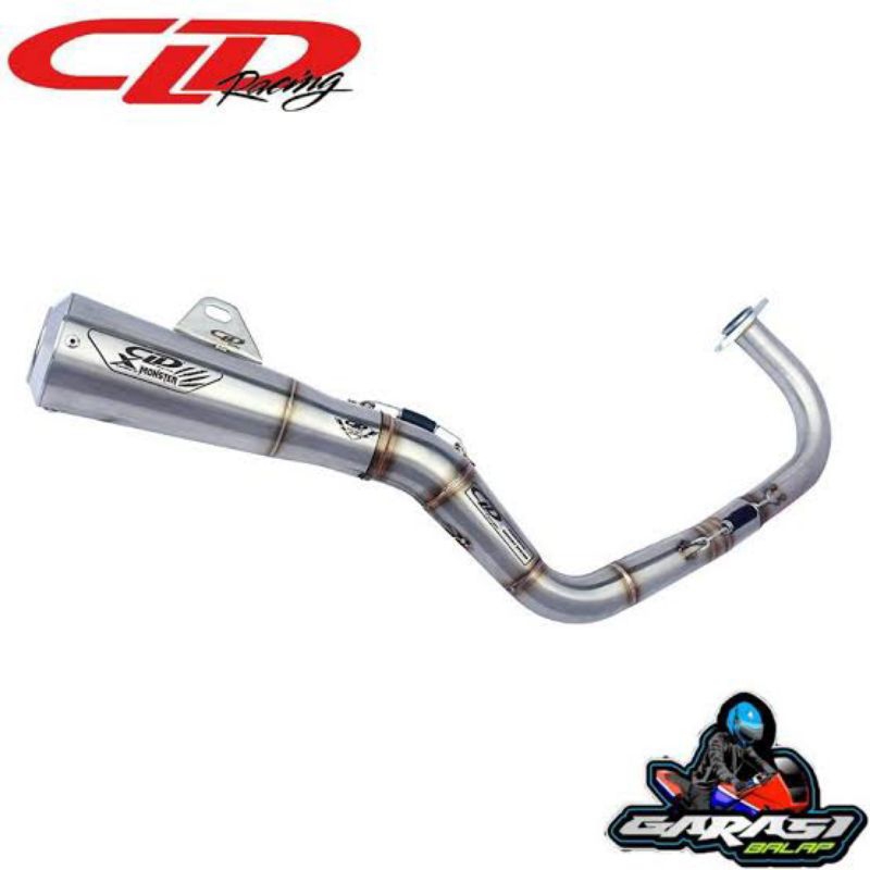 knalpot CLD x laser/ monster series Mio beat Vario Scoopy