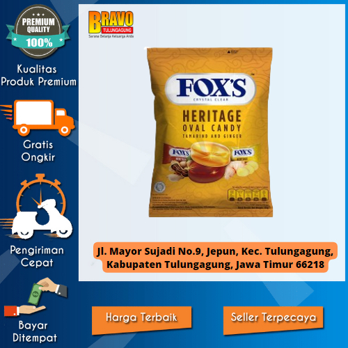 

Bravo Supermarket Tulungagung - FOX'S Heritage Bag 125Gr