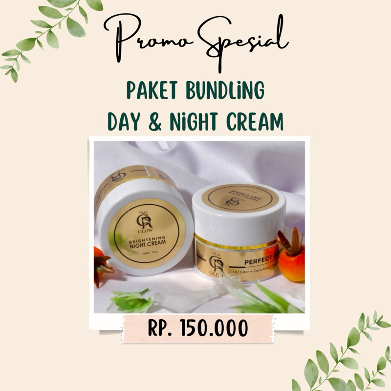 Paket Bundling Day& Night cream CR Glow