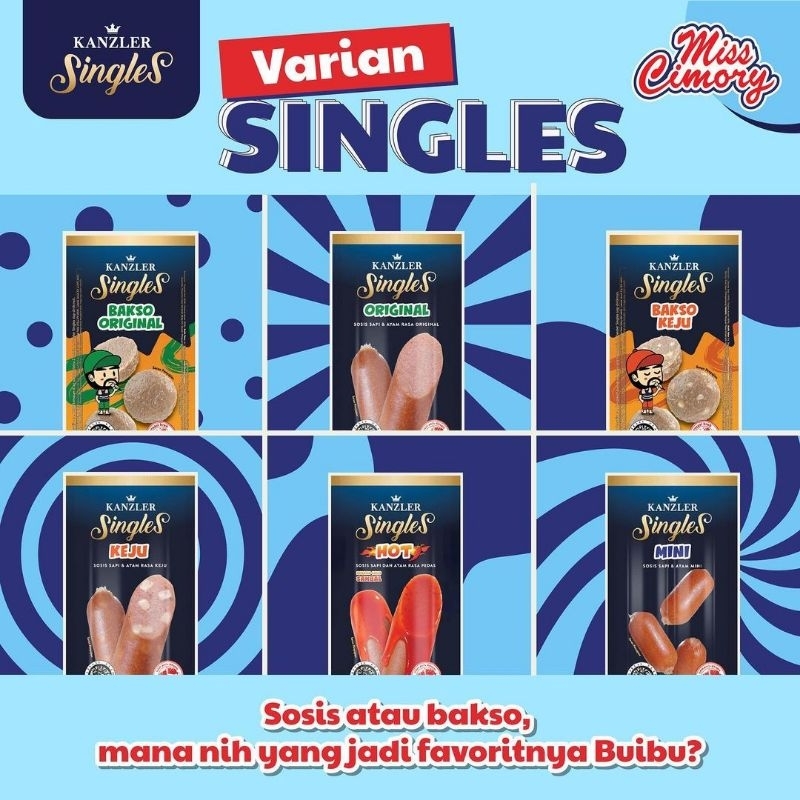 

SOSIS KANZLER SINGLES dan BAKSO KANZLER SINGLES