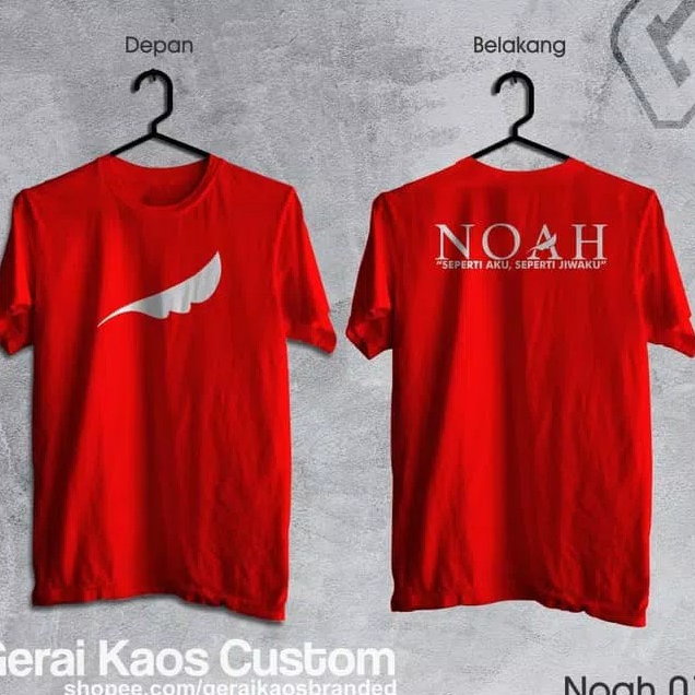 kaos distro sahabat band ariel noah