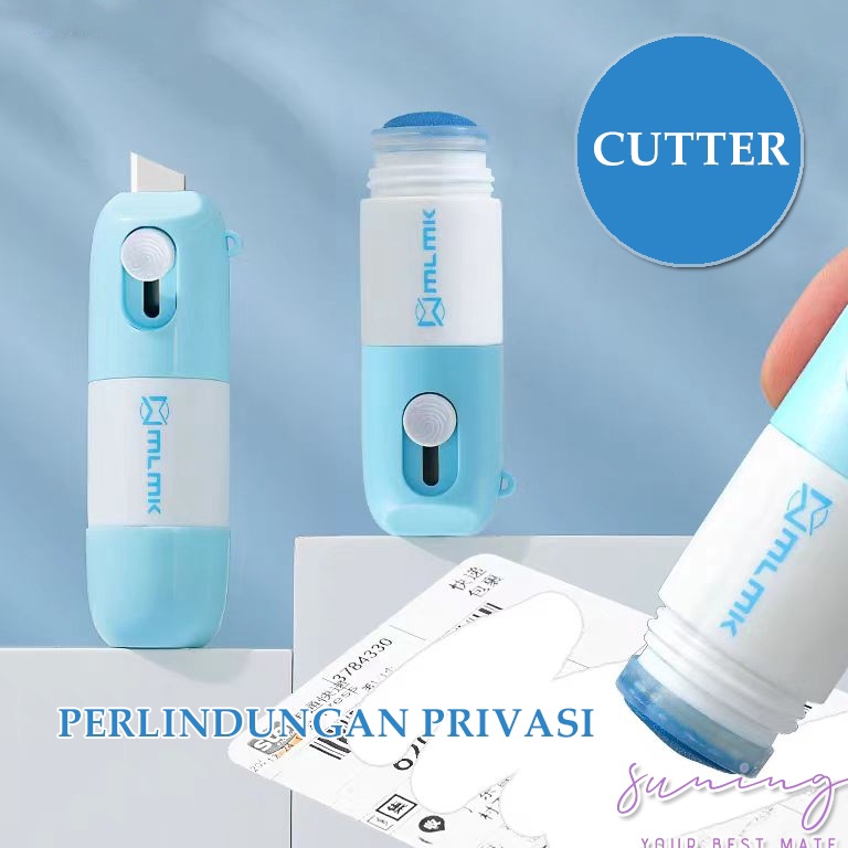 

KODE T64J Box Opener Roller Stamp Cutter Pembuka dan Penghapus Resi PaketSuning Mall