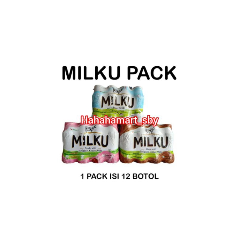 

hahahamartsbyMILKU KEMASAN BOTOL 200 ML | SUSU SAPI MURAH JATIM KARTONAN (ISI 12 PCS)