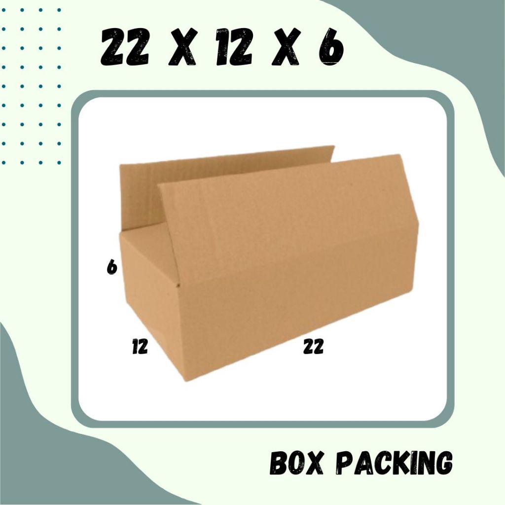 

Box Packing 22x12x6 Kardus A1 Karton Dus Kotak Kemasan Sparepart Jamu Madu Assesoris