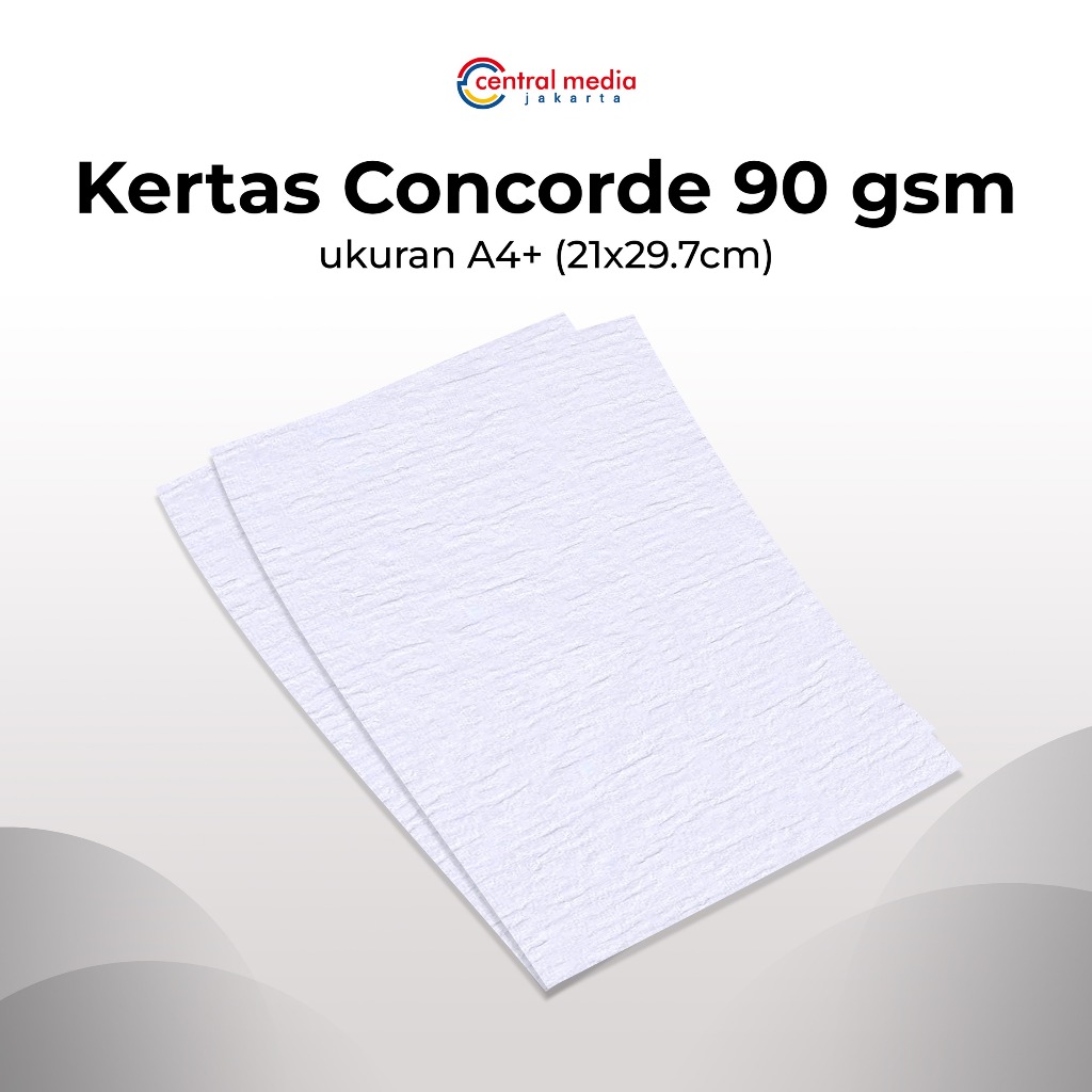 

Kertas Concorde 90 gsm Putih Ukuran A4 21x29,7 cm